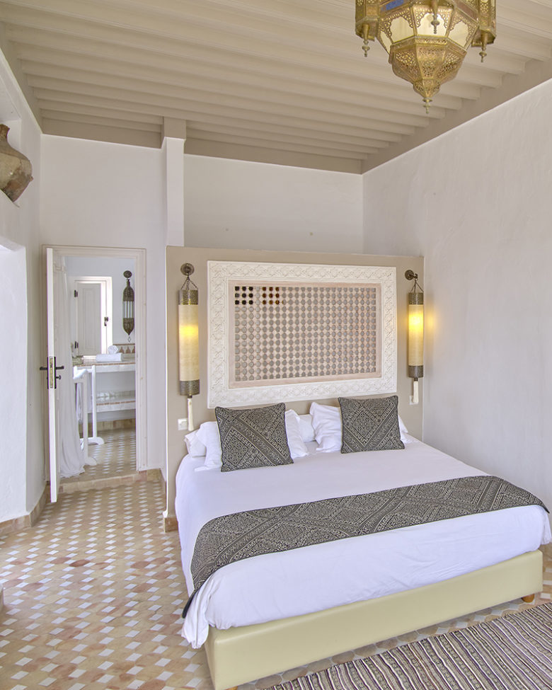 Sea view room riad hotel Essaouira Villa Maroc