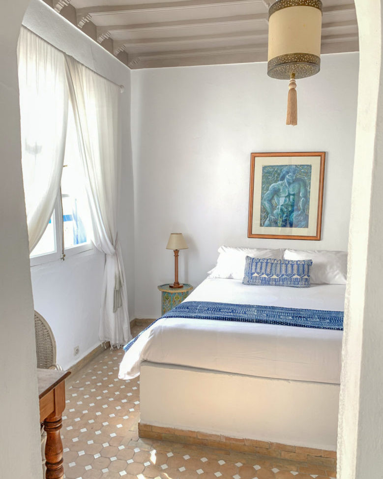 Single room riad hotel Essaouira Villa Maroc